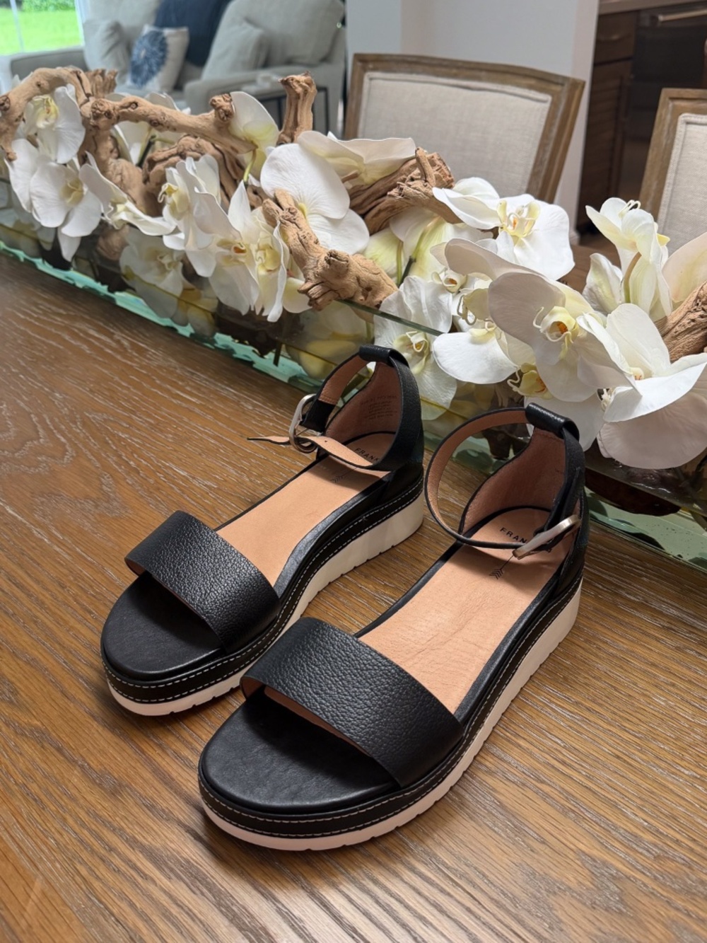 Frankie4 Sky Black Tumbled sandals - 8.5 - Picture 10 of 10